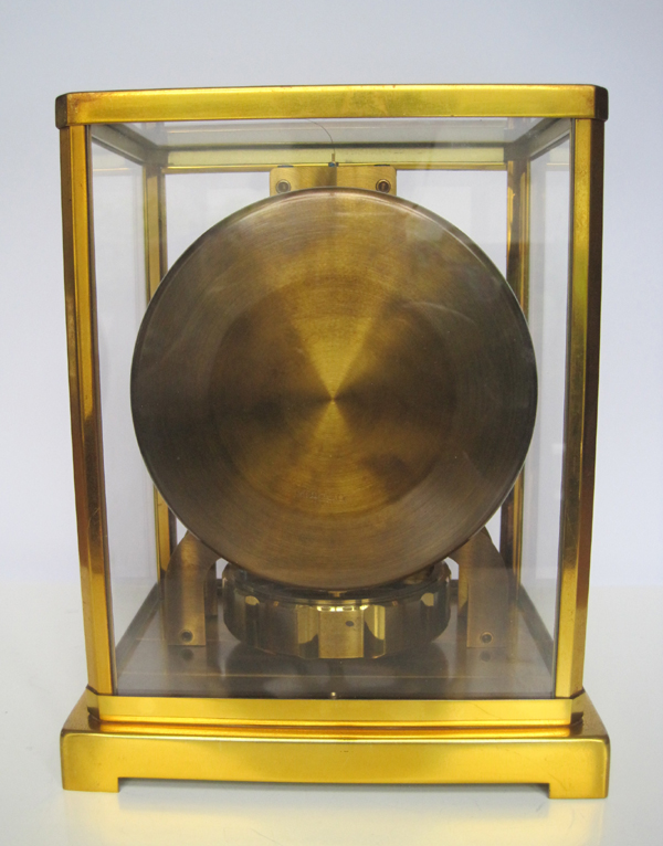 Atmos clock case, back view
